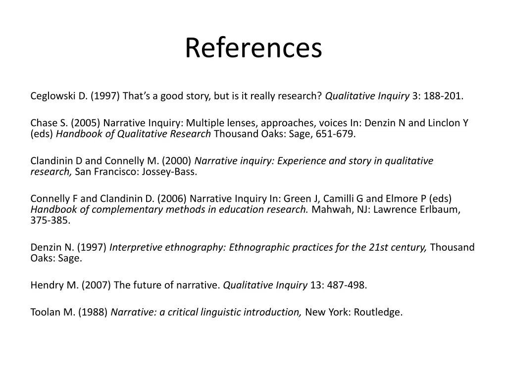 references