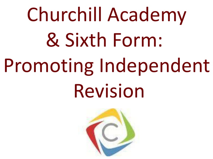 churchill academy sixth form promoting