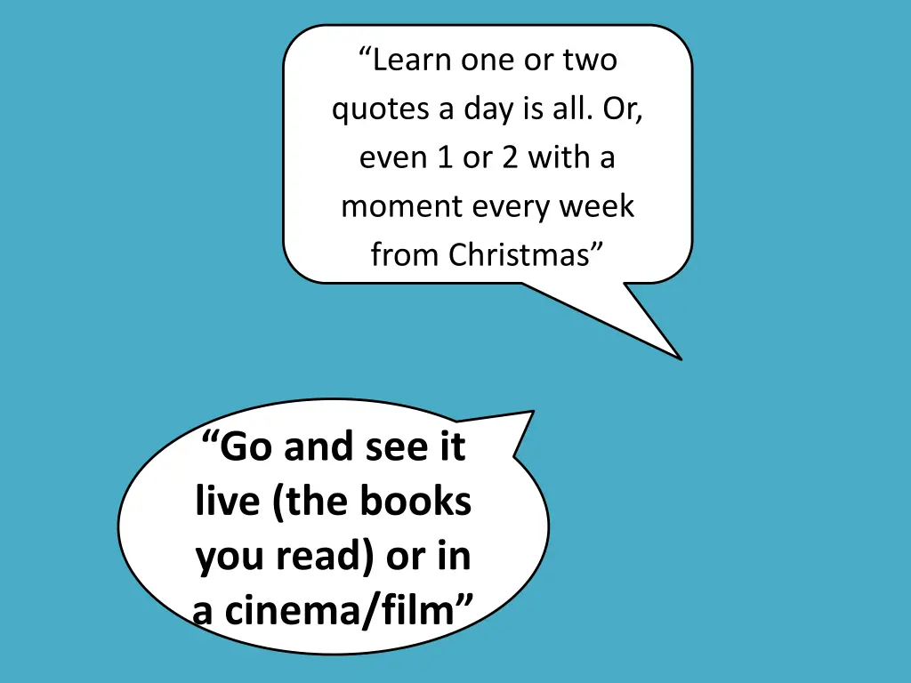 learn one or two quotes a day is all or even