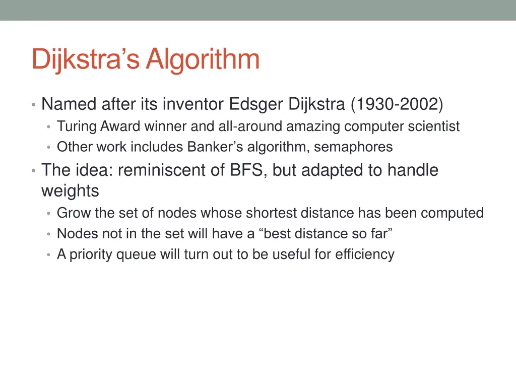 dijkstra s algorithm