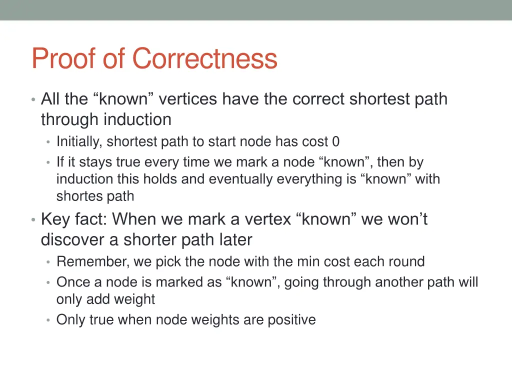 proof of correctness