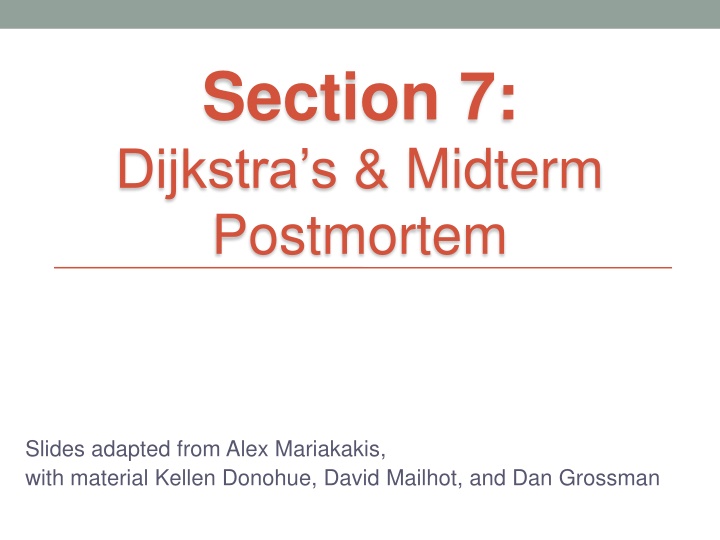 section 7 dijkstra s midterm postmortem
