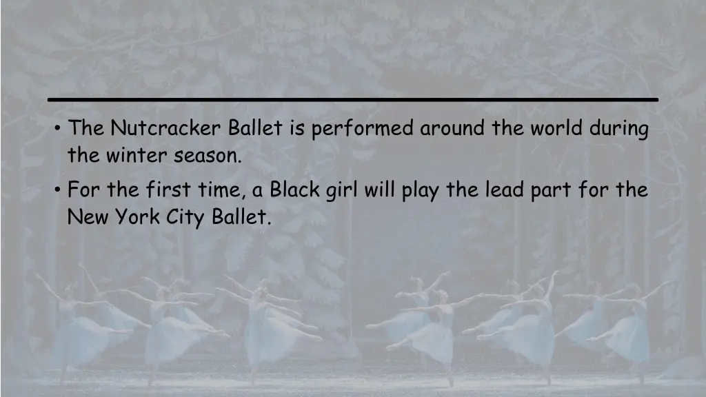 the nutcracker ballet is performed around