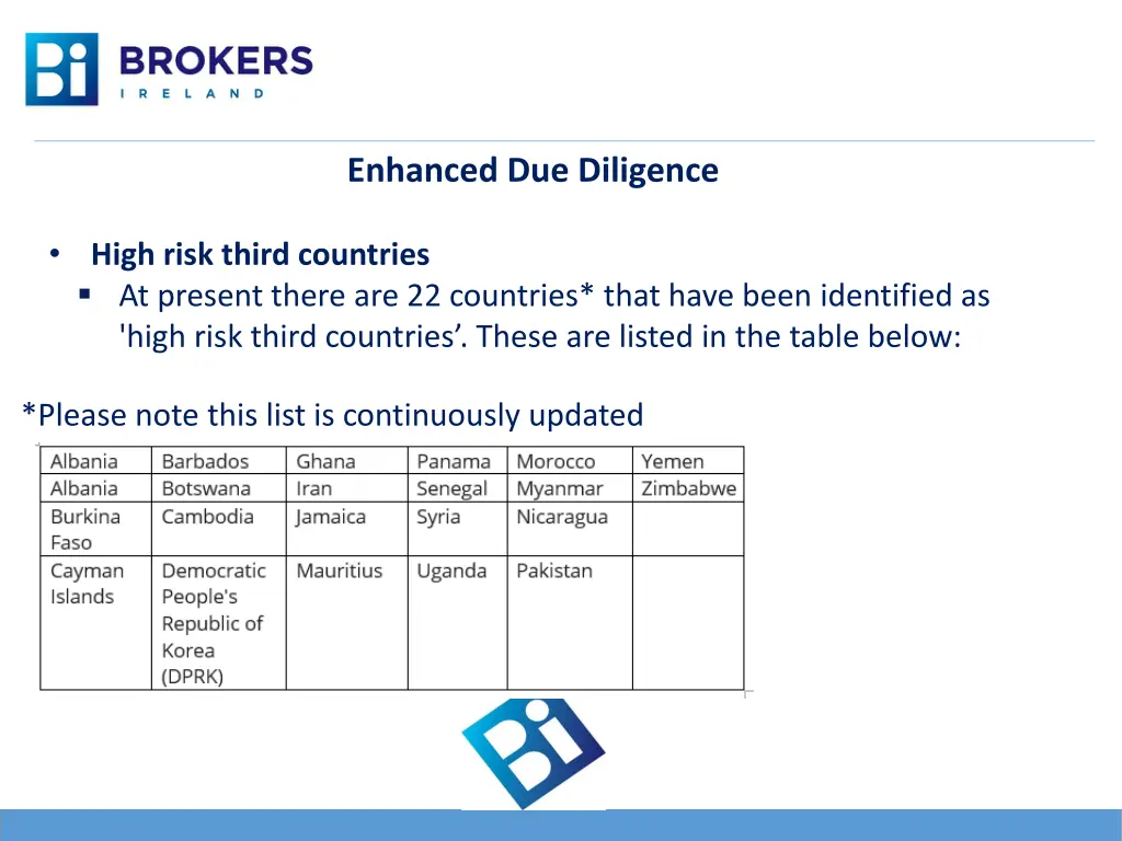 enhanced due diligence