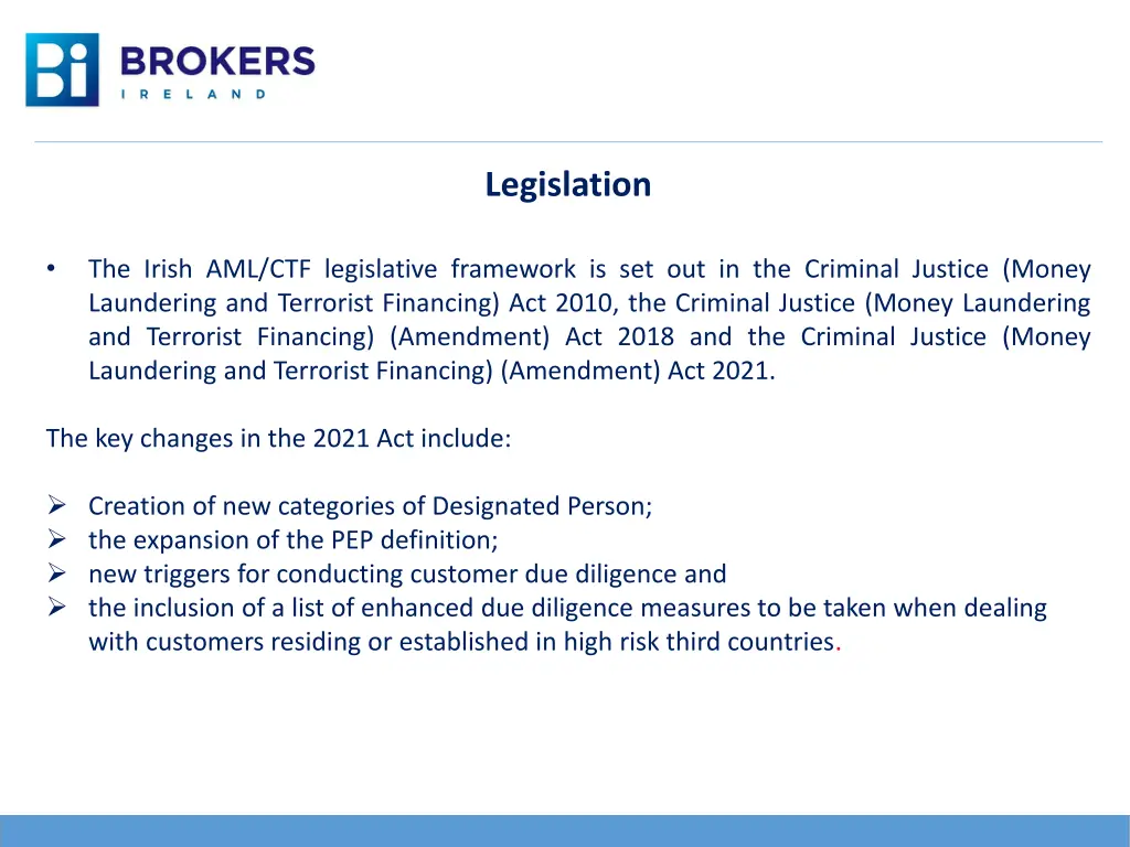 legislation