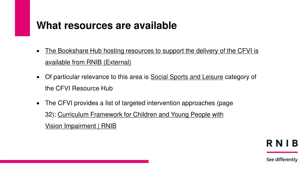 what resources are available