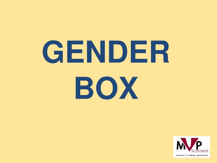 gender box