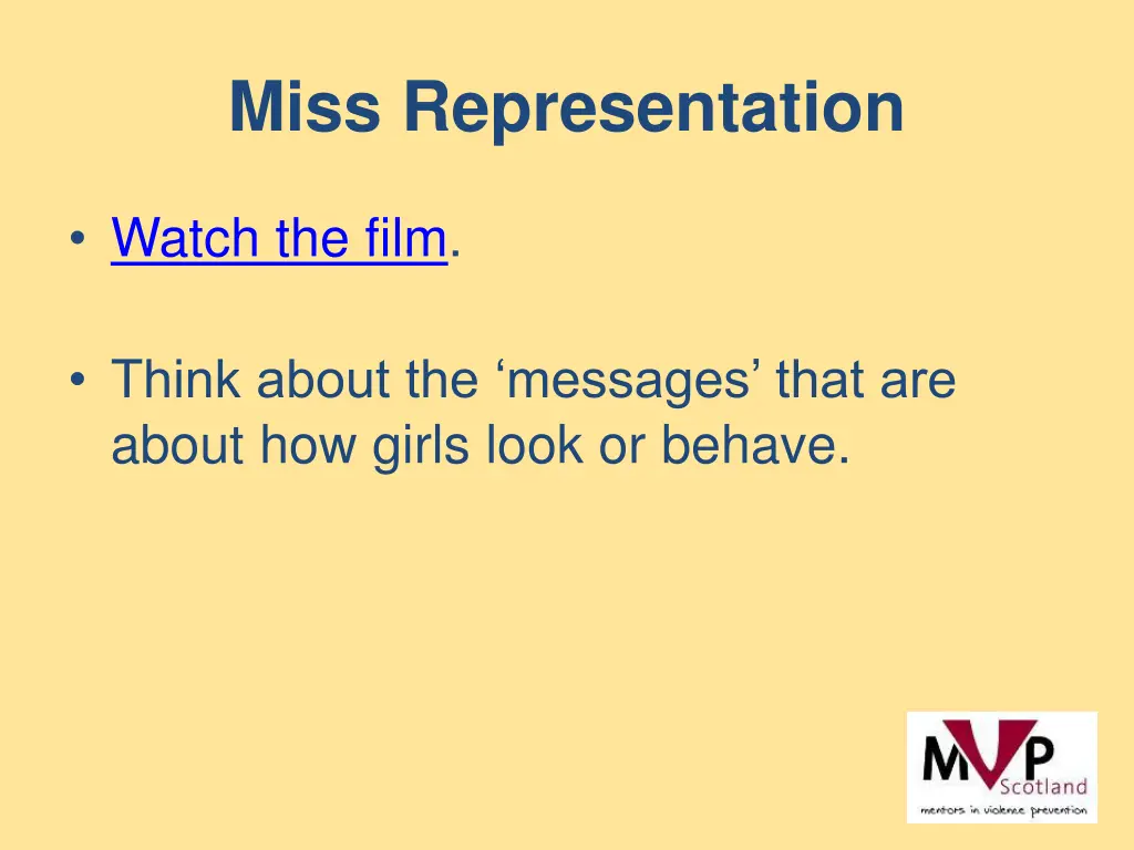miss representation