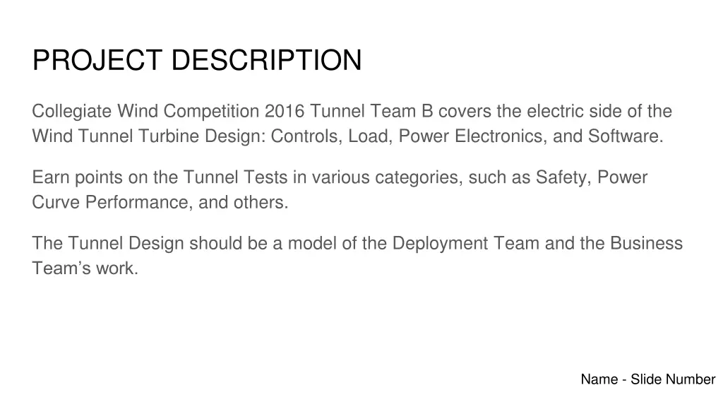 project description