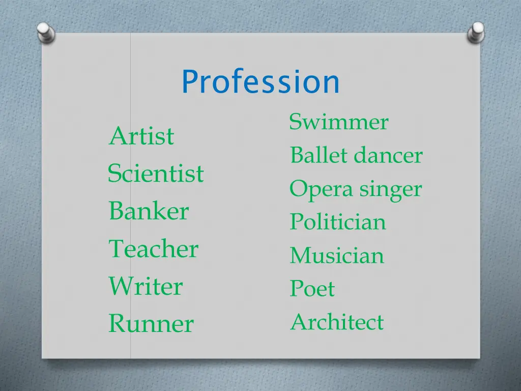 profession
