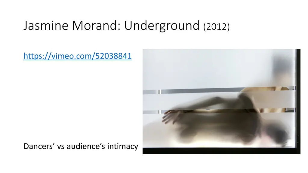 jasmine morand underground 2012