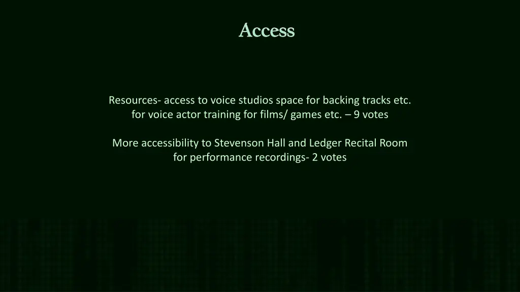 access
