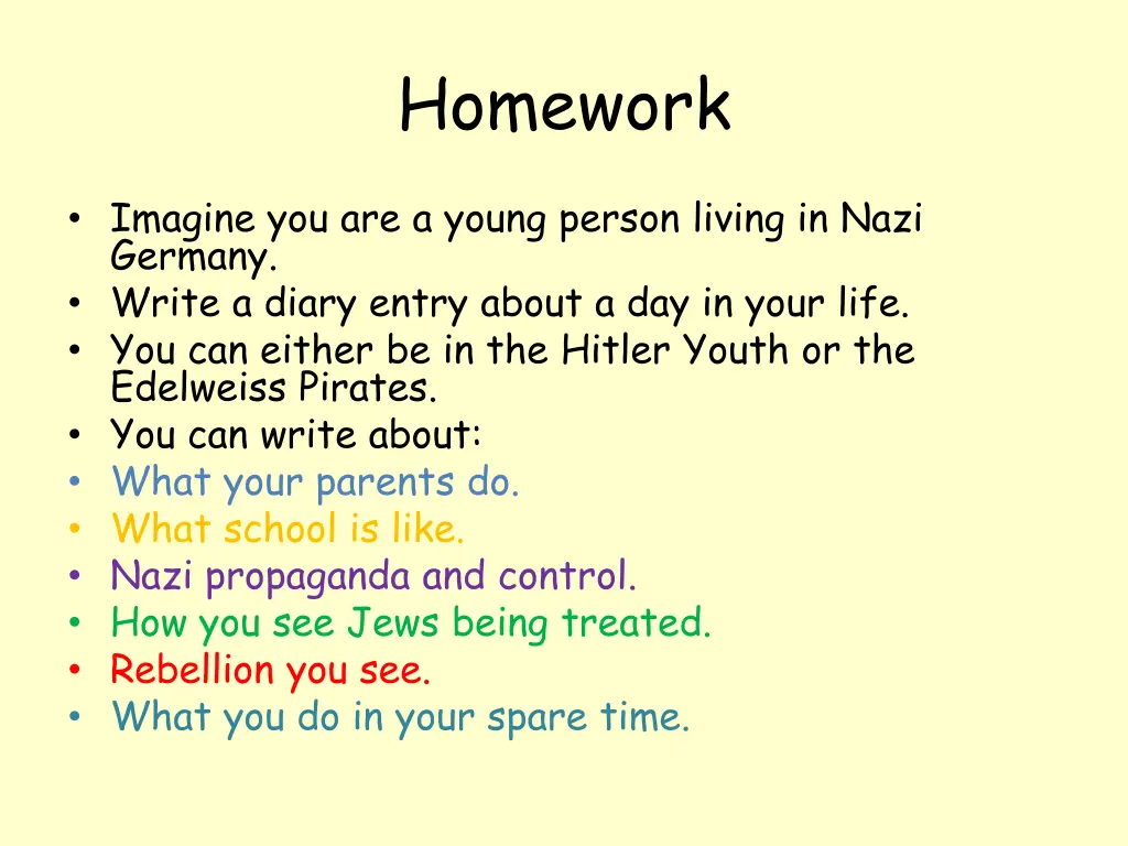 homework