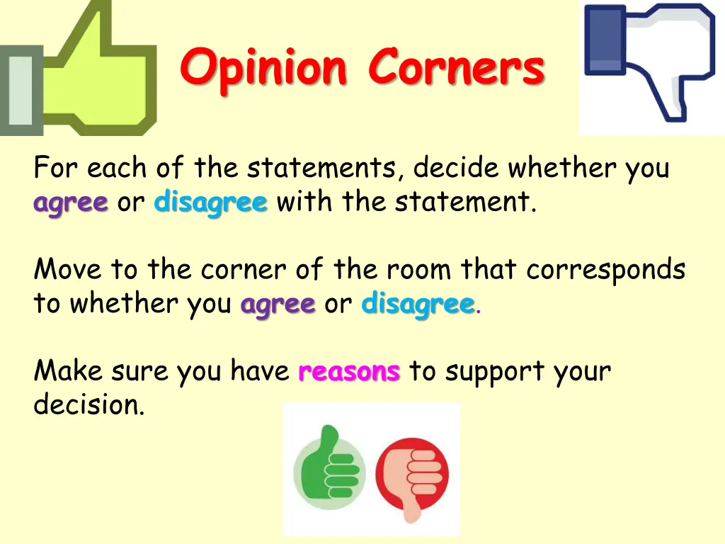 opinion corners