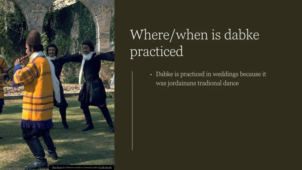 where when is dabke practiced