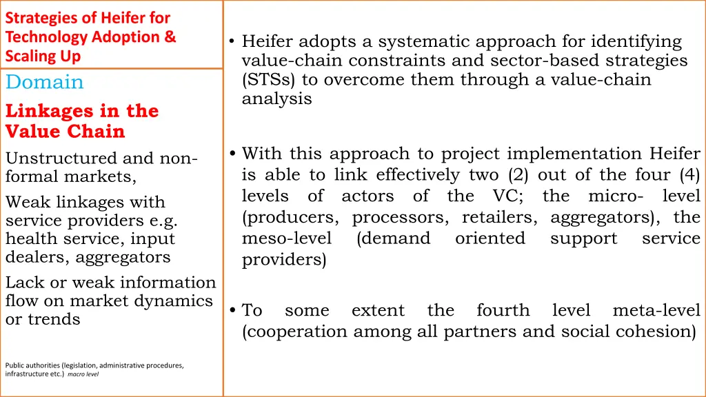 strategies of heifer for technology adoption 2