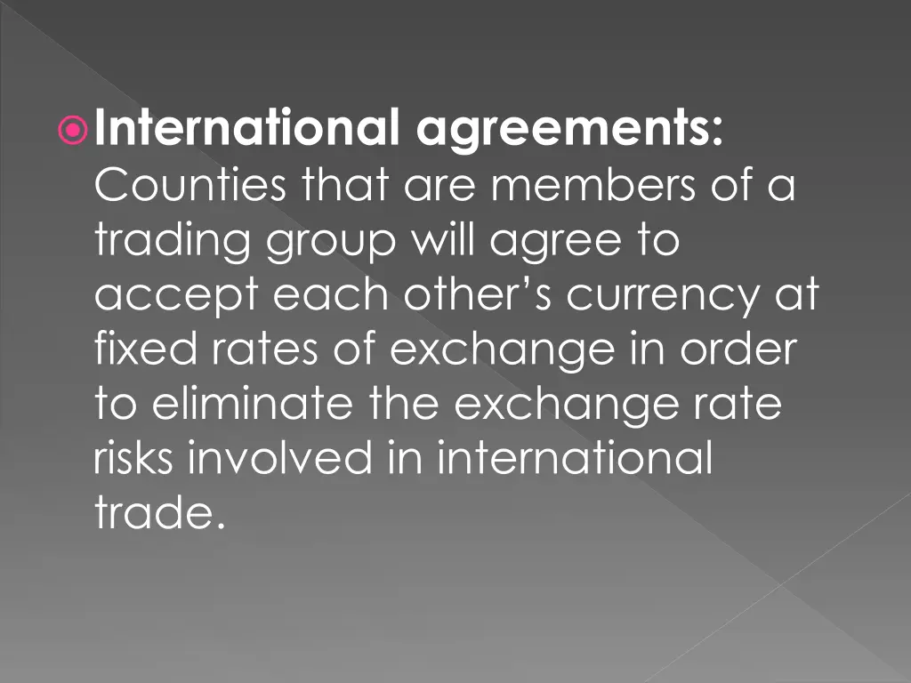 international agreements counties that