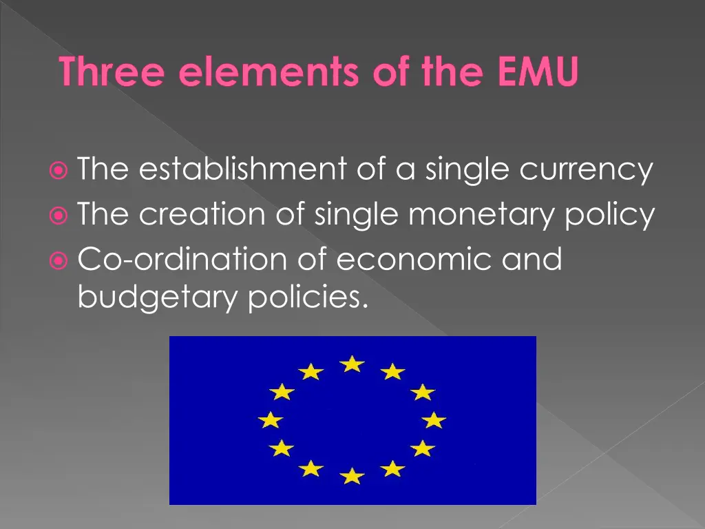 three elements of the emu