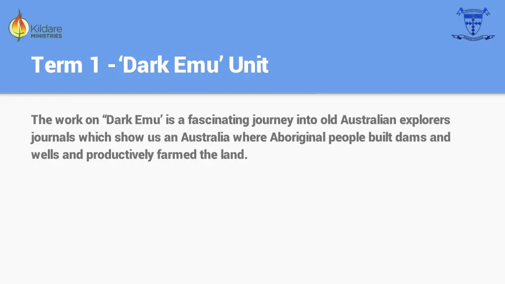term 1 dark emu unit