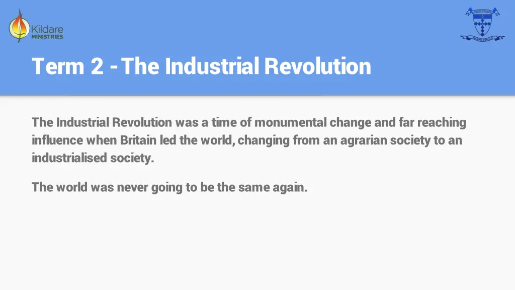 term 2 the industrial revolution