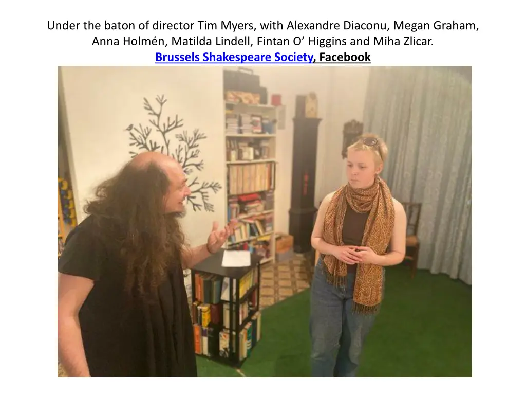 under the baton of director tim myers with
