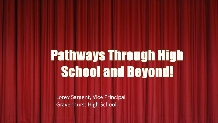 pathways through high pathways through high