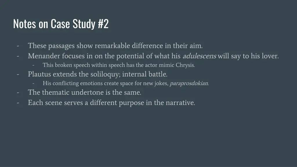 notes on case study 2