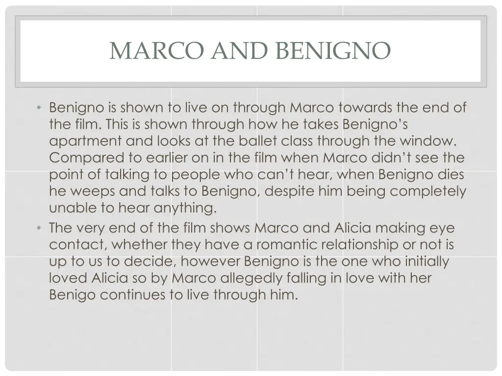 marco and benigno