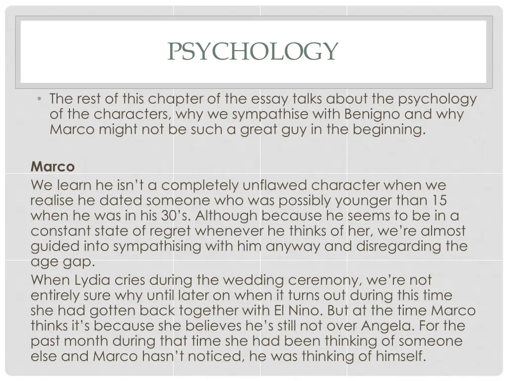psychology