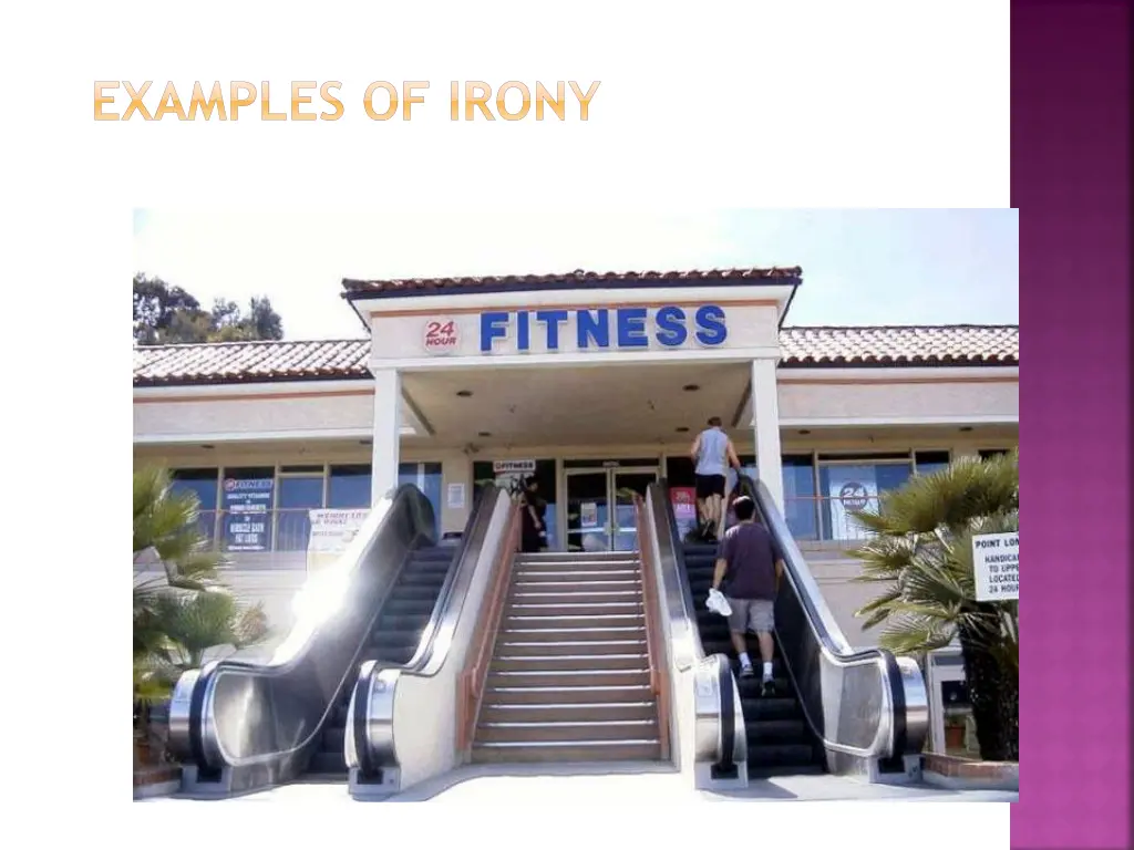 examples of irony
