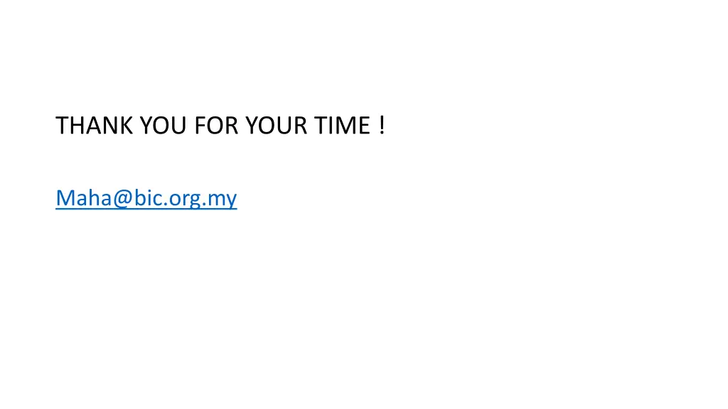 thank you for your time