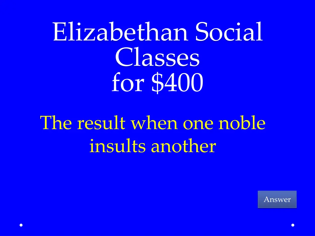 elizabethan social classes for 400