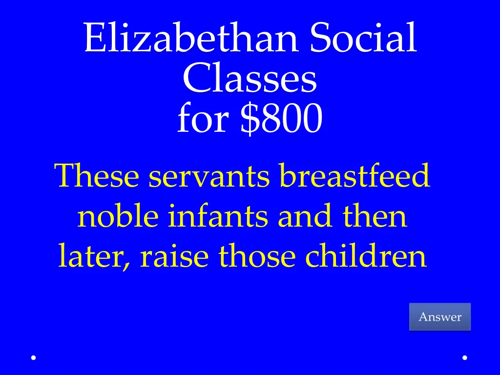 elizabethan social classes for 800
