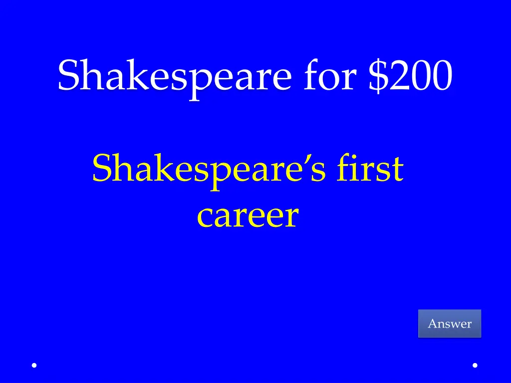 shakespeare for 200