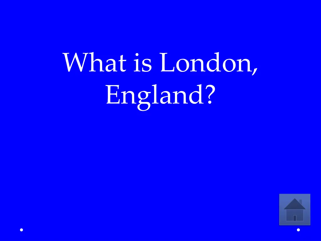 what is london england