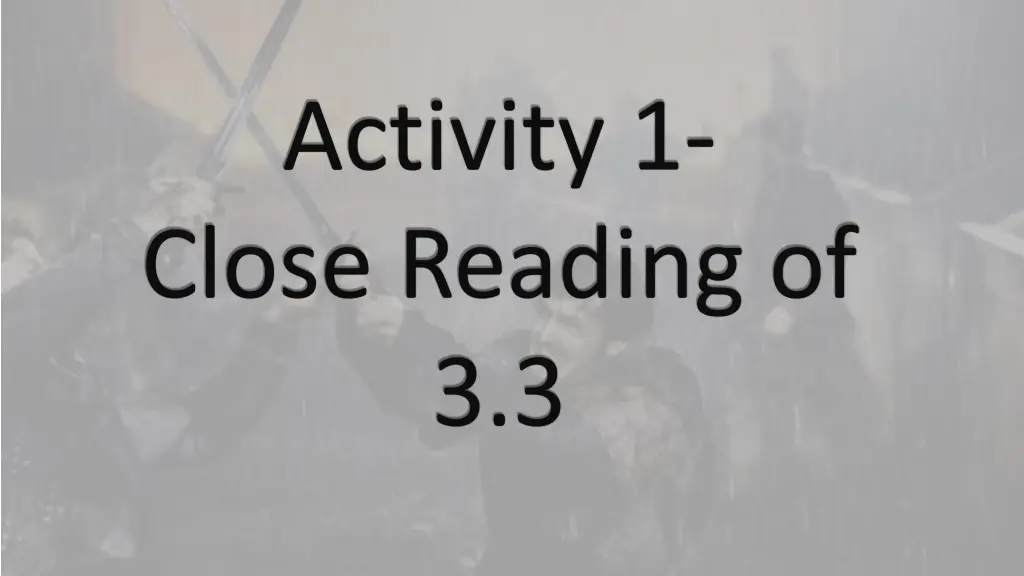 activity 1 close reading of 3 3