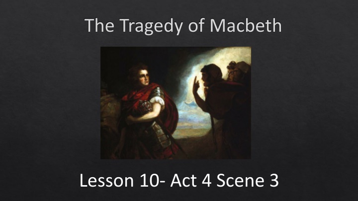 the tragedy of macbeth