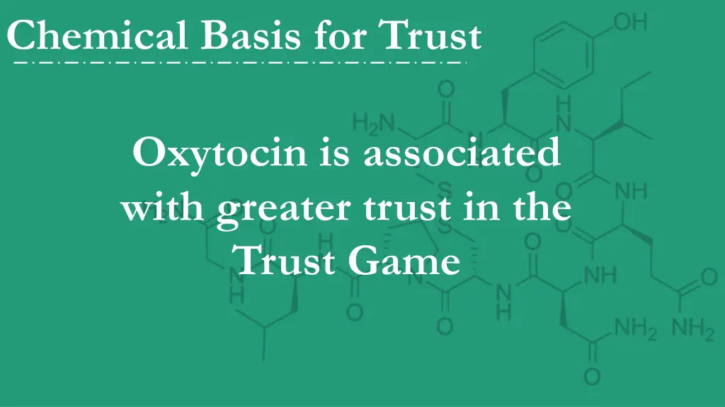 chemical basis for trust