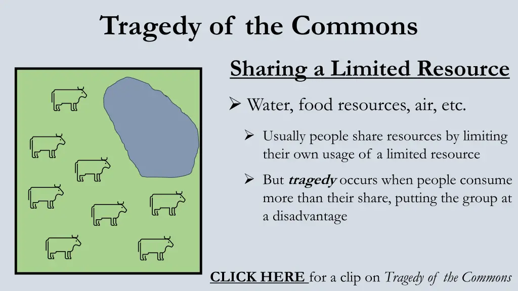 tragedy of the commons
