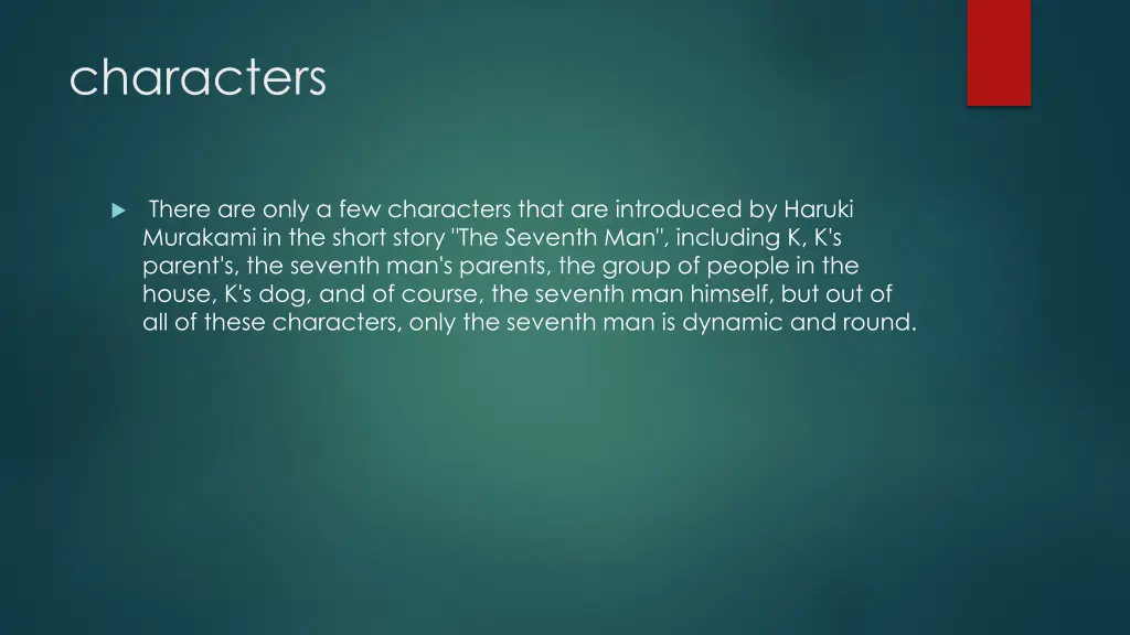 characters