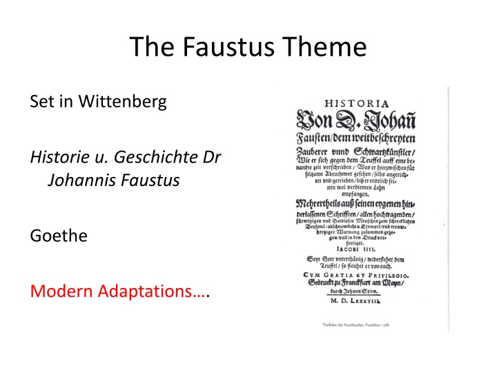 the faustus theme