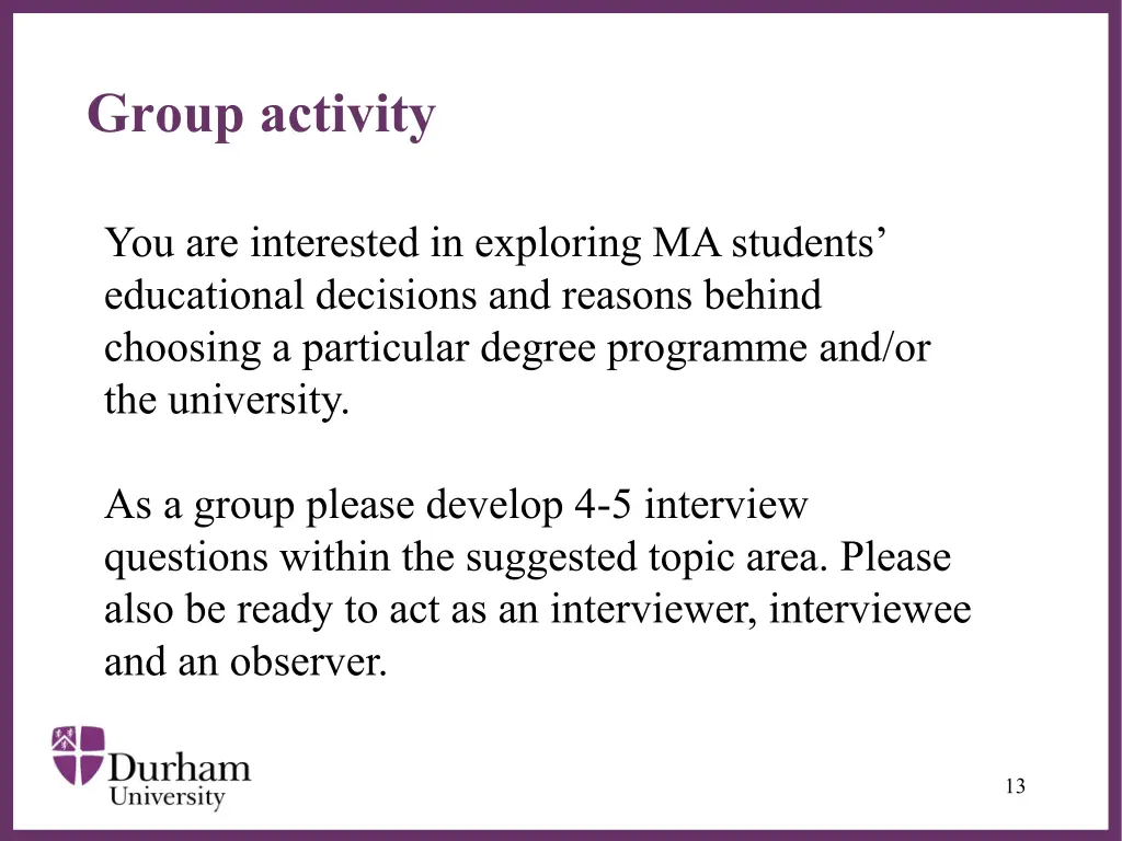 group activity