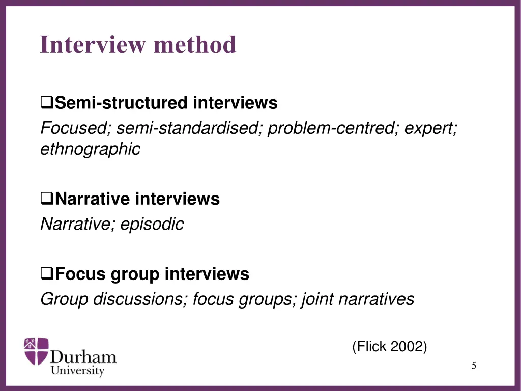 interview method 1