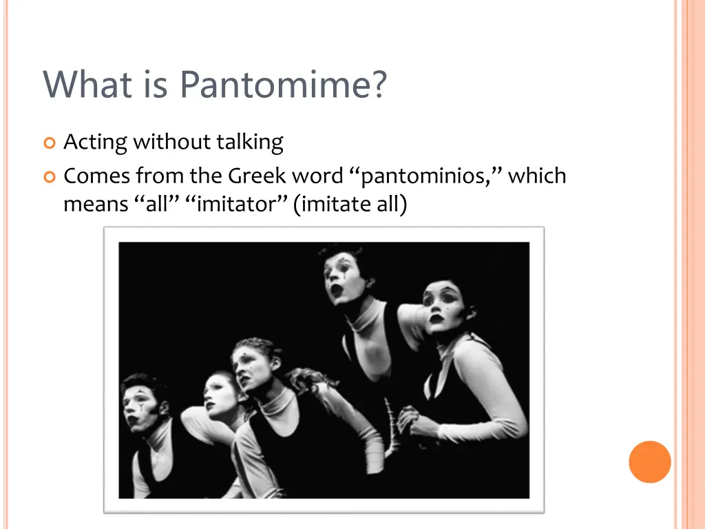 what is pantomime