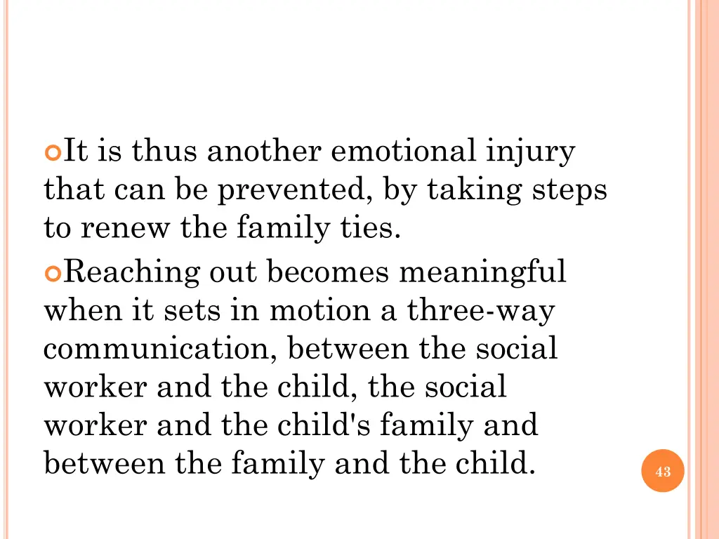 it is thus another emotional injury that