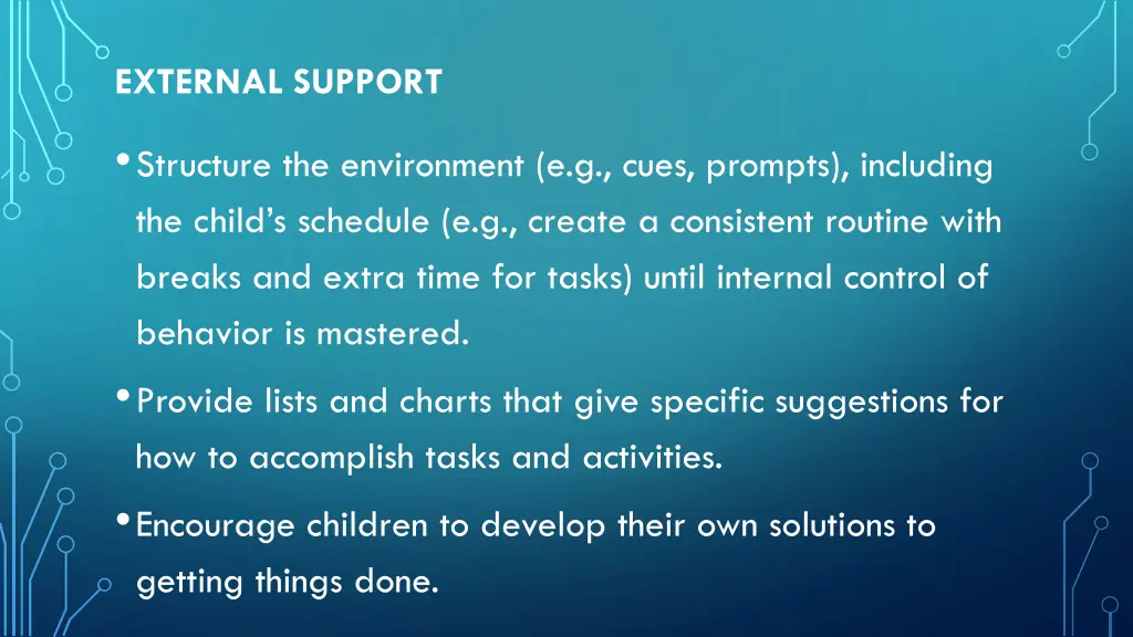 external support