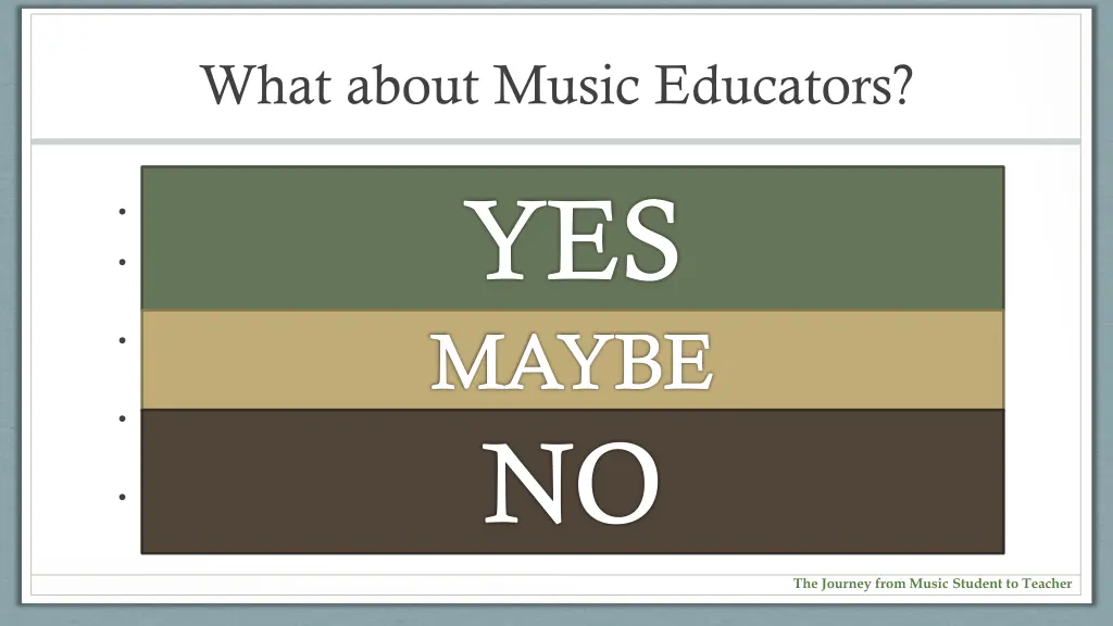 what about music educators