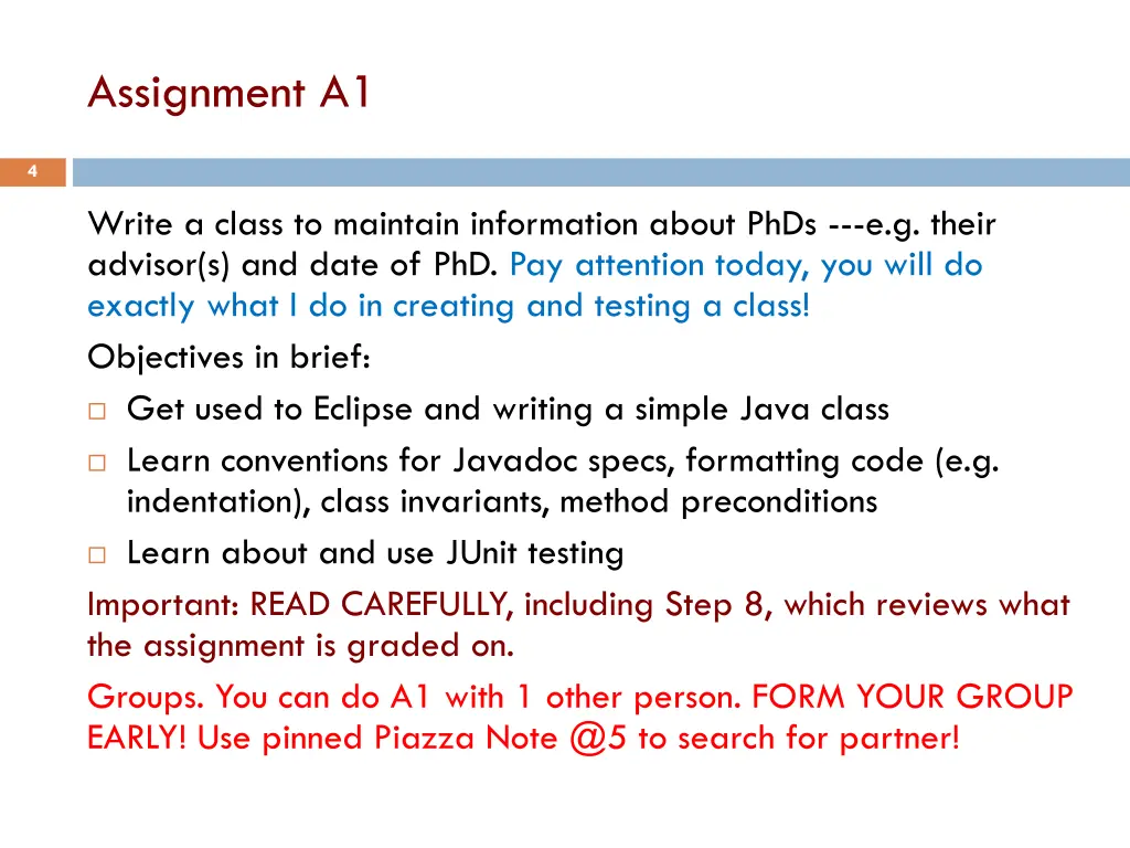 assignment a1