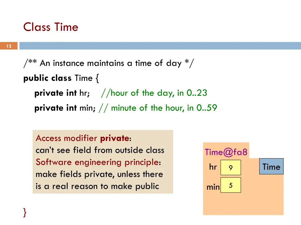 class time 1