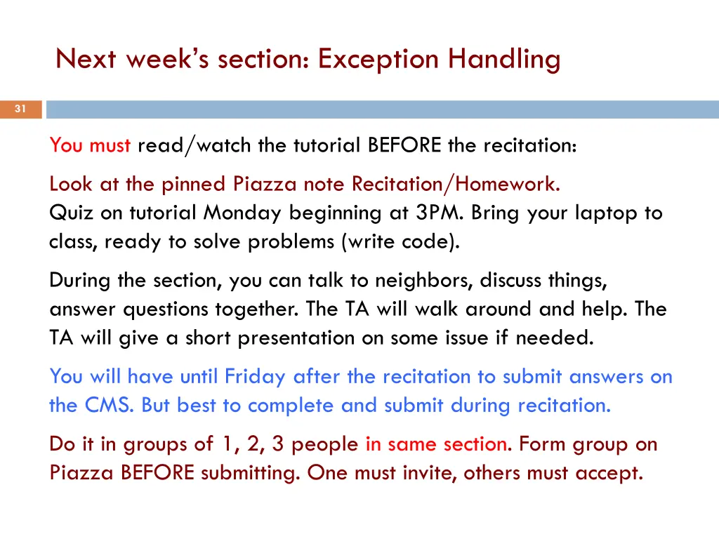 next week s section exception handling 1